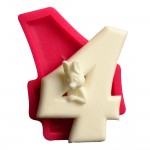 SİLİCONE MOULD - WONDERFUL NUMBERS  / 4  (8,5*6CM)