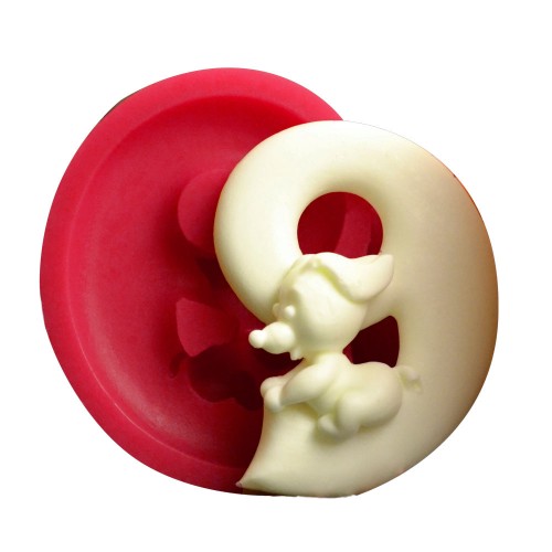 SİLİCONE MOULD - WONDERFUL NUMBERS  / 9  (8,5*6CM)