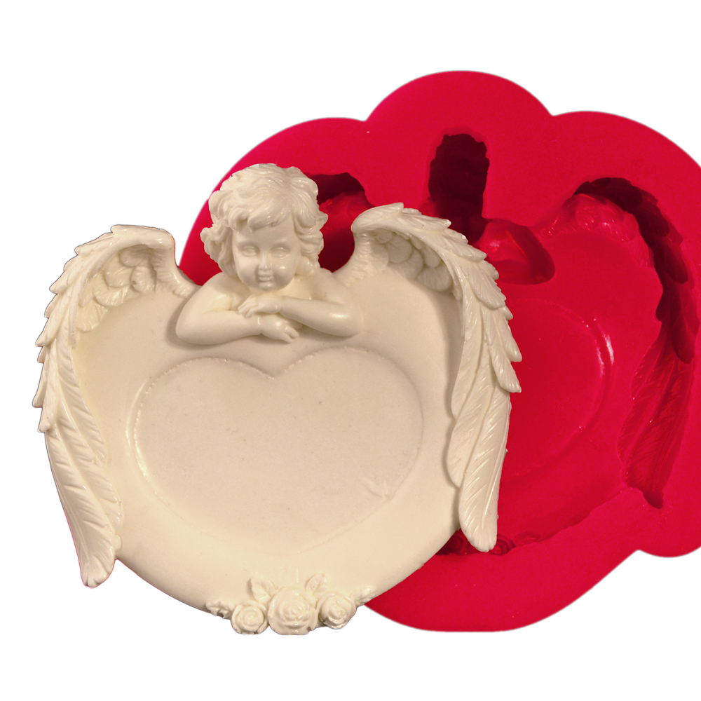 SİLİCONE MOULD - CHRISTMAS ANGEL FRAME (12,5*13CM)