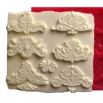 SİLİCONE MOULD - 7 SHAPES DAMASQUE (12,5*11,5CM)